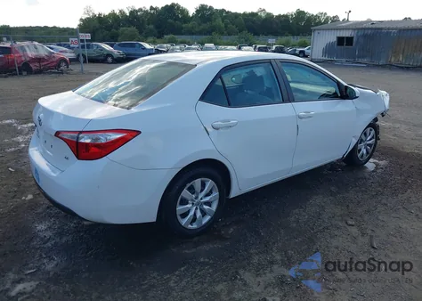 2015 Toyota Corolla Le z USA, uszkodzony, nr VIN 2T1BURHE0FC294421